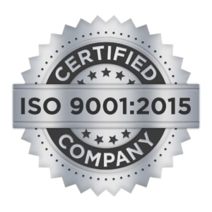 Certified ISO 9001:2015 Company