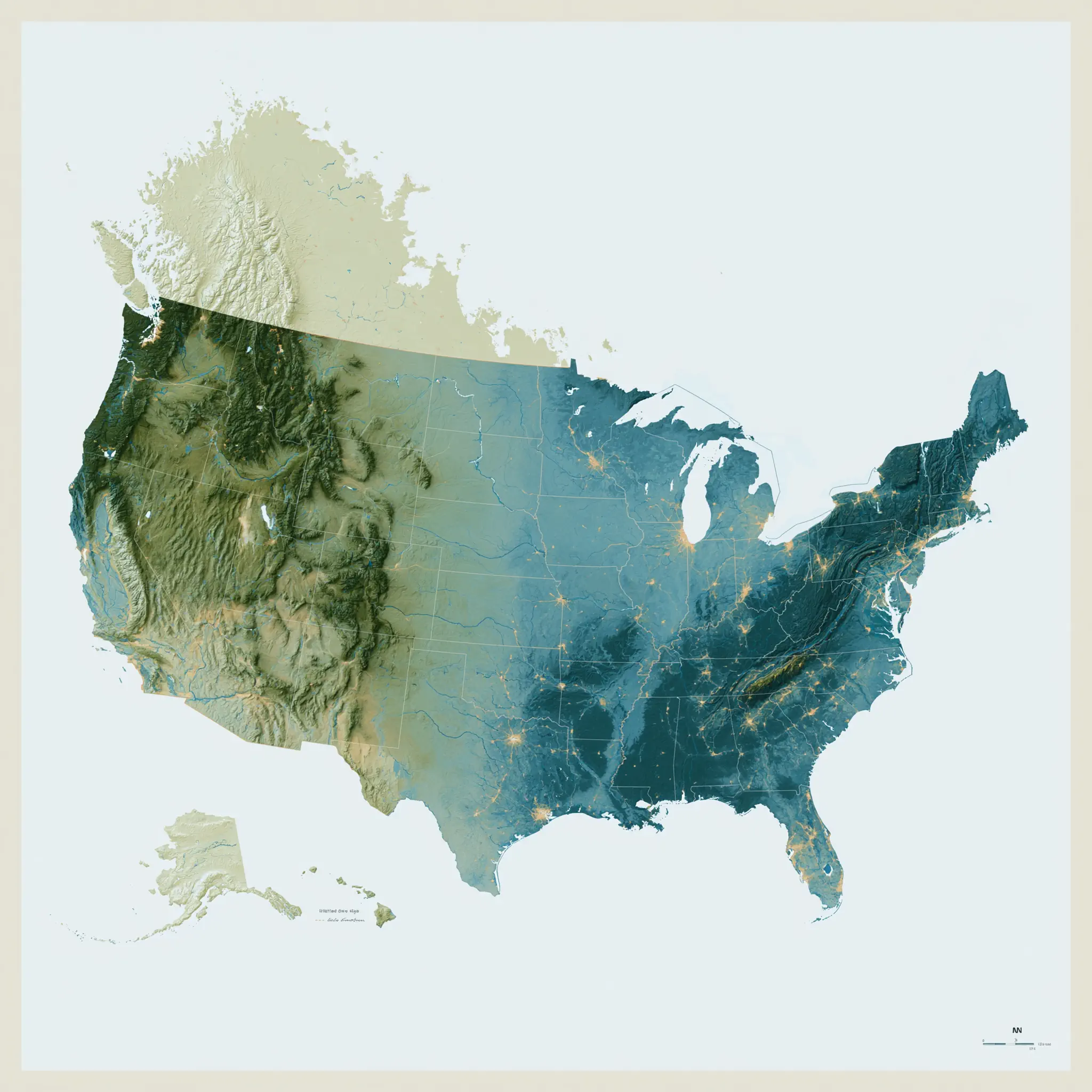 United States map